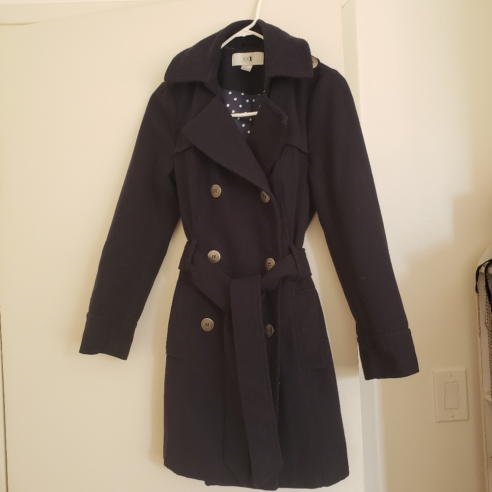 Dark Blue Pea Coat